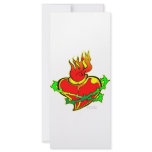 Sacred Heart Tattoo Rack Card