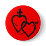 Sacred & Immaculate Hearts Pin buttons