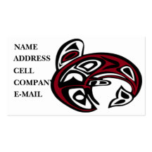 'Sacred Salmon' Business Card
