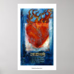 Sacred Sanskrit Heart posters