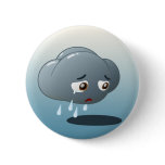 Sad badge pinback button