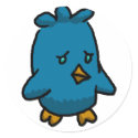 Sad Bird of Happiness stickers