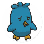 Sad Bird of Happiness stickers
