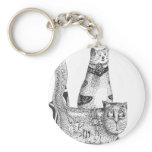 Sad cats keychains