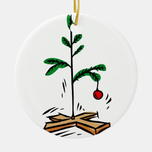 Sad Christmas Tree Christmas Tree Ornament