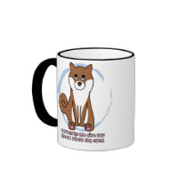 Sad Dog Eyes Shiba Inu Coffee Mug