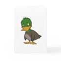 Sad Duck Card (Blank Inside)
