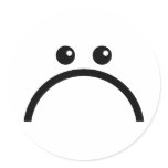 Sad Face stickers