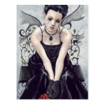 Sad Gothic Victorian Fairy Postcard