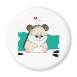 sad hamster magnets