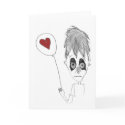 sad man's Valentines cards