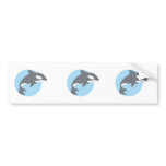sad orca whale bumper stickers