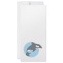 sad orca whale full color rack card