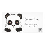 Sad Panda Photo Card photo cards