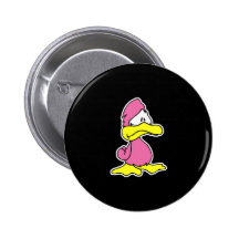 sad pink duck