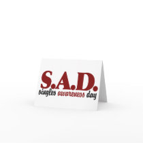 SAD Singles Awareness Day Cards