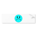 Sad Smiley Face Happy Smile Expression Smilie bumper stickers