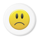 Sad Smiley Face magnets