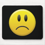 Sad Smiley Face mousepads