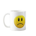 Sad Smiley Face mugs