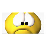 sad smiley photo cards