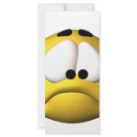 sad smiley rack cards