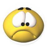 sad smiley stickers