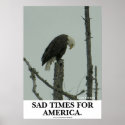 SAD TIMES FOR AMERICA. posters