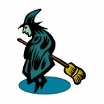 Sad Witch Photo Cutout