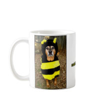 Saddest Bee mug (with White Trash Background!)