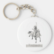 Saddle Bronc Keychain