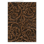 Saddle Leather Card