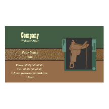 Saddle up business cards