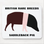 Saddleback Pig Customizable Mousepad