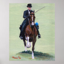 Saddlebred Elegance in Action Horse Portrait