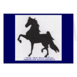 Saddlebred Greeting Card