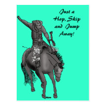 Saddlebronc 400 post card