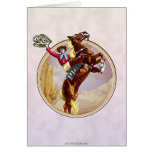 Saddled and Ready... Greeting Card