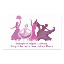 Sadiya's Rochester International Dance Rectangular Stickers