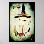 Sadness elegant gothic old alone doll print