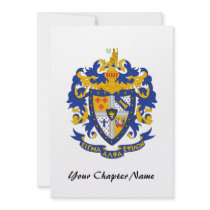 SAE Coat of Arms Colour Invitation