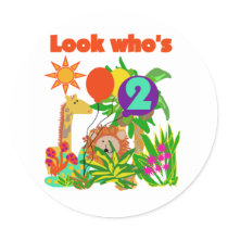 Safari 2nd Birthday T-shirts and Gifts