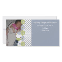 Safari Babiez Birth Announcement-Boy