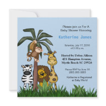 Safari Baby Shower Invitation