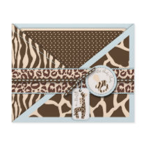 Safari Boy Advice Card Flyer