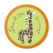 Safari Boy Orange TY Magnet B