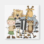 Safari Boy Tshirts and Gifts Fridge Magnet