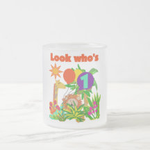 Safari First Birthday Tshirts and Gifts Mugs