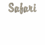 Safari fleece lined shirts & sweaters embroidered hoodie