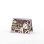 Safari Girl LAV TY Card